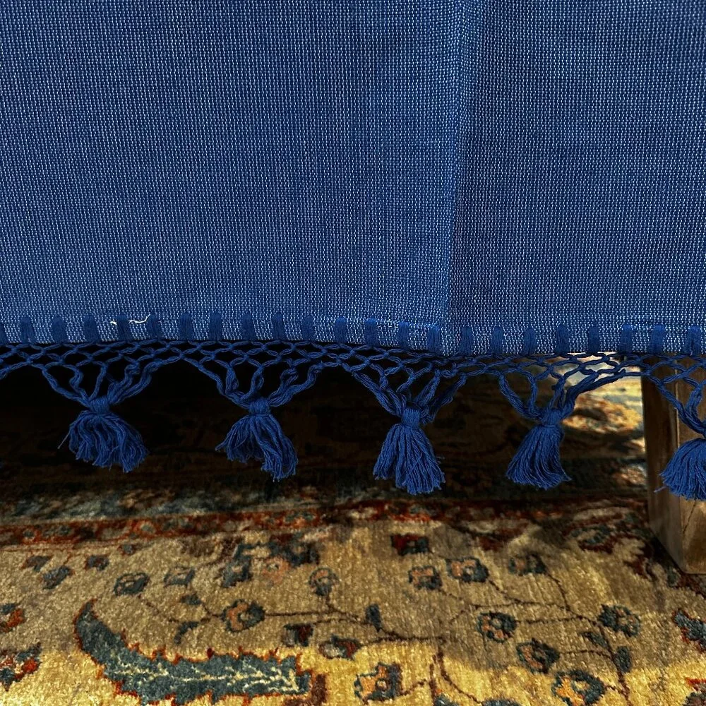 Queen Size Cotton Bedspread/Quilt. From Oaxaca Mex. Hand loom, Bed covers,